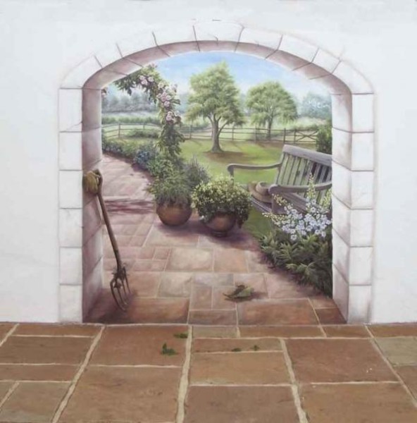 Фрески и художественная роспись на стенах | Ремонт квартиры своими руками