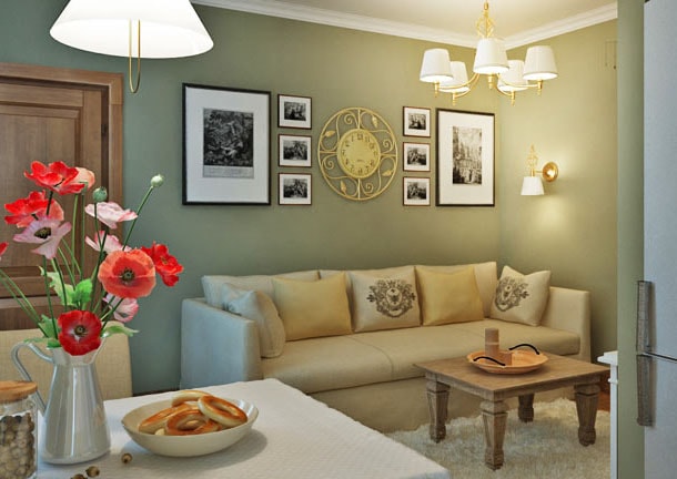 10 стильных способов оформить стену над диваном в гостиной | Женские штучки | Дзен